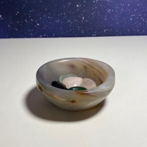Agate Crystal Bowl
